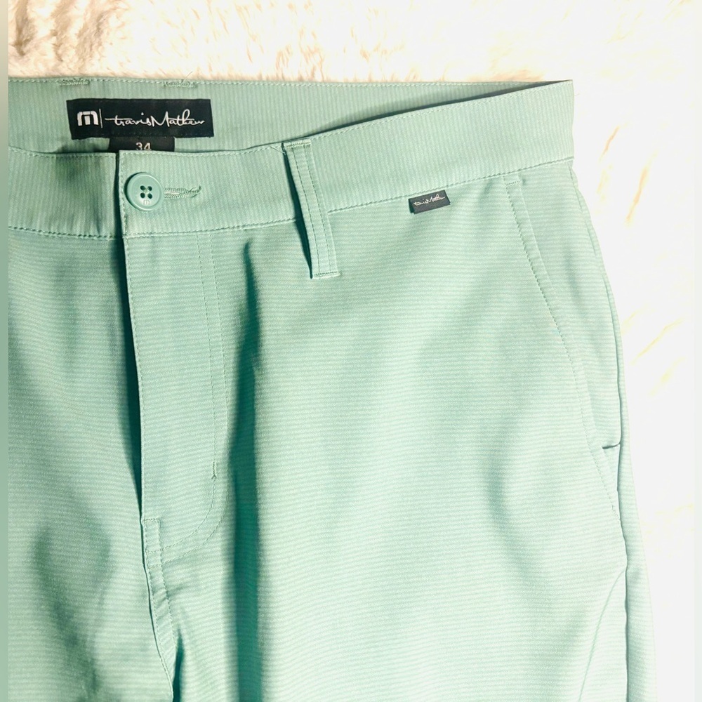Travis Mathew Wanderlust Golf Pants in Balsam Green Size: 34 - Picture 3 of 7